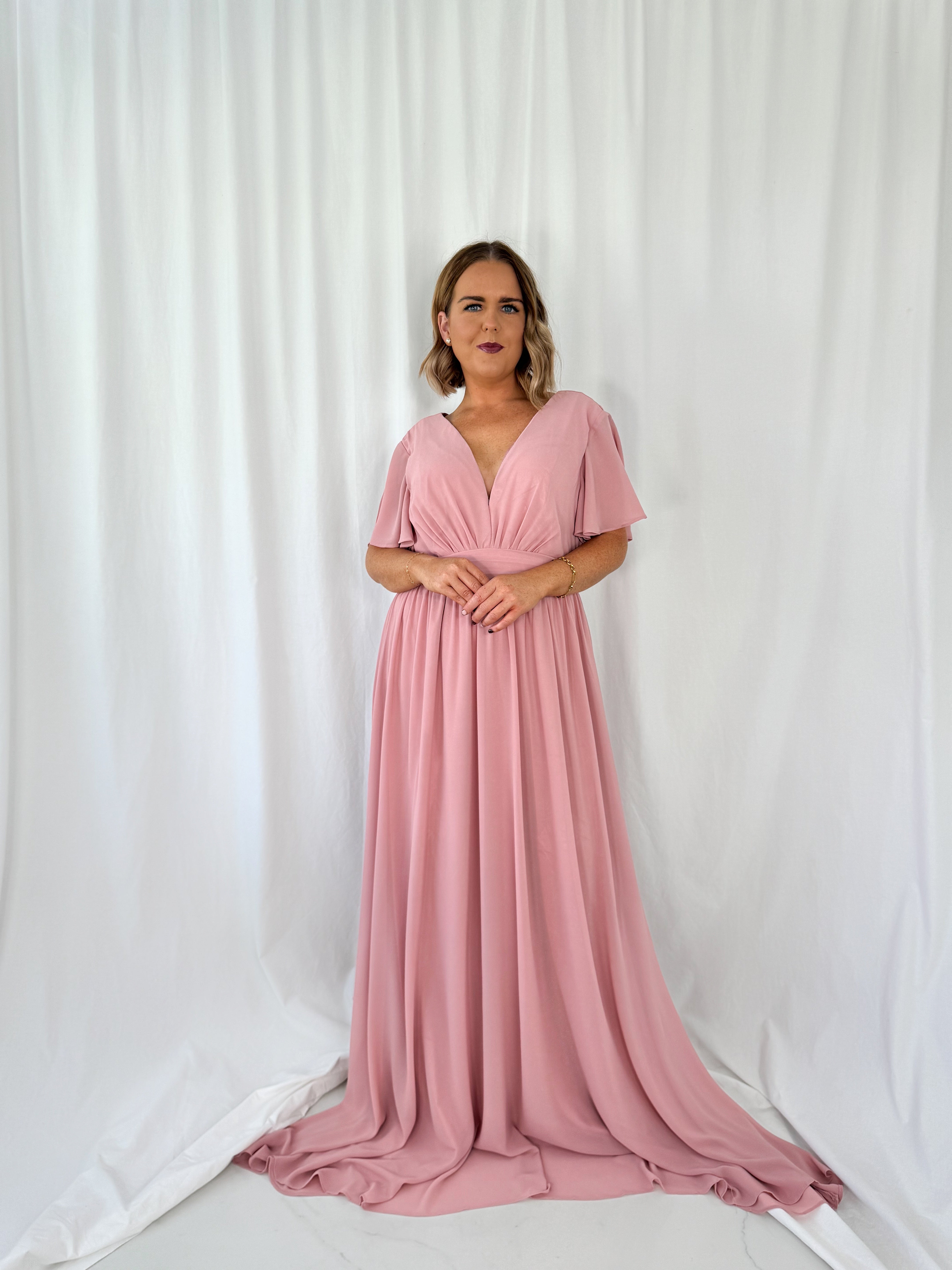 Tacha Rose Maxi Dress - Curve