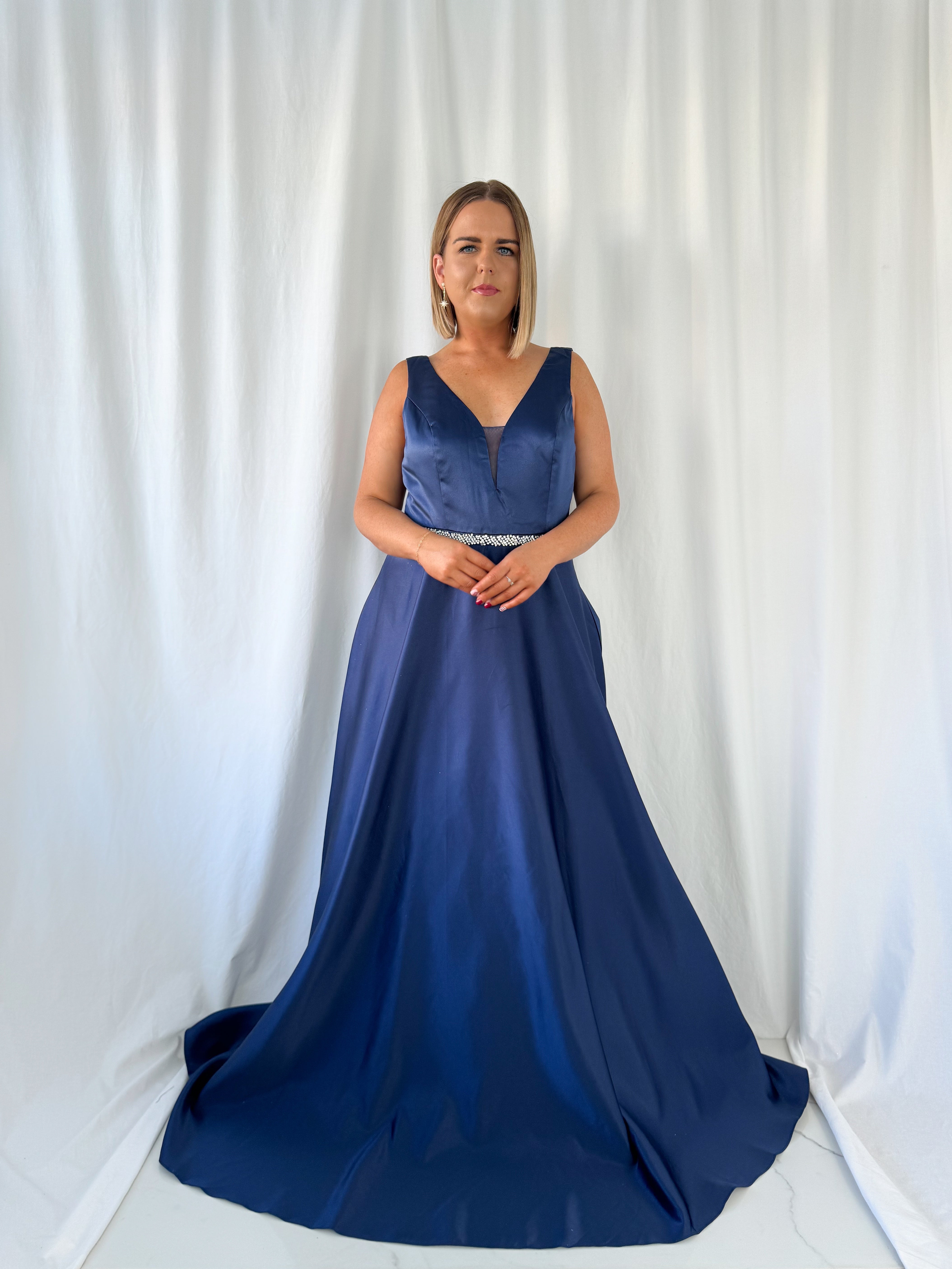 Brigitta Maxi Dress -Navy